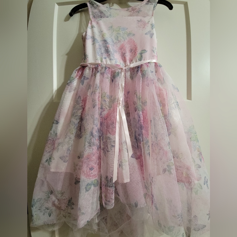 Kenzi girls high low dress size 6 (girls)